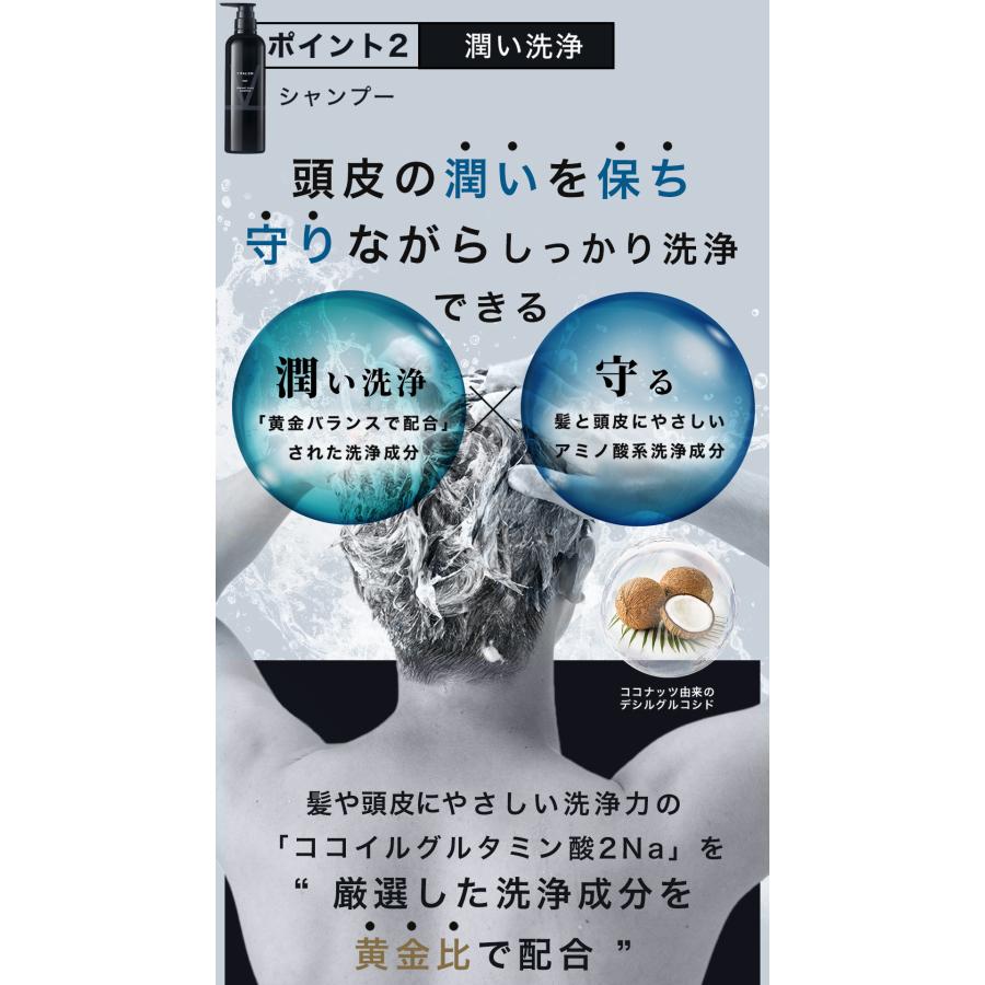 VITALISM（バイタリズム） スカルプ シャンプー 500ml 3本セット 男性