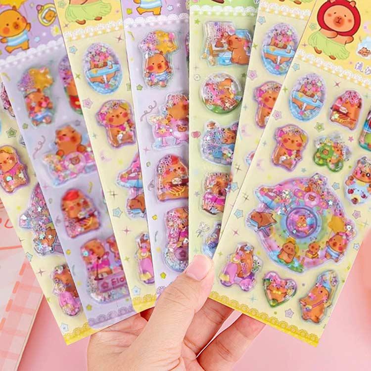 12枚セット ウォーターシール ぷくぷくシール 装飾用 イタリアン