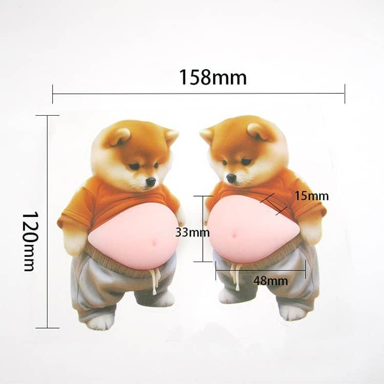 ハル【正規品】おしりシール♡立体ぷくぷく☆ 芝犬バージョン☆新品、未使用 3Dシール 16枚セット もちもち もっちりシール おしりシール 犬