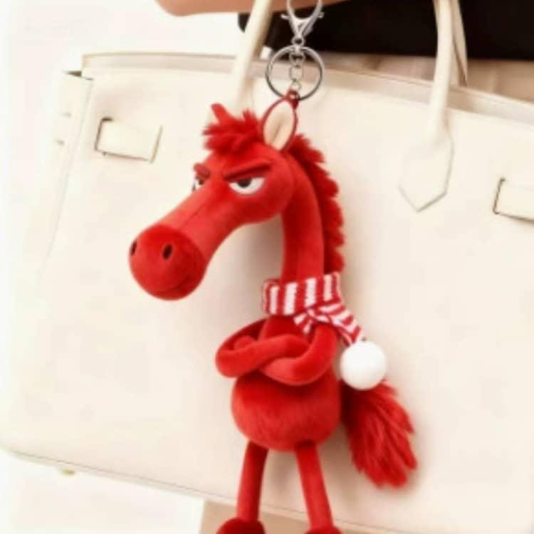 ぬいぐるみ キーホルダー 馬 ファッション 丙午年 2026年 動物 バッグ
