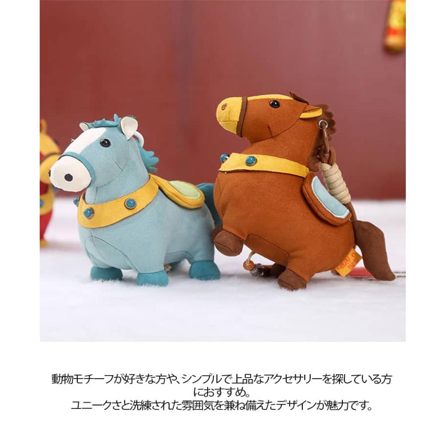 馬のぬいぐるみキーホルダー 馬 バッグチャーム キーホルダー 馬の人形