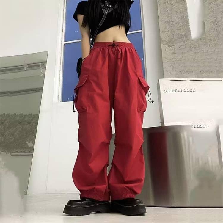 ボトムス メンズ ダンスパンツ レディース 男女兼用 速乾 パラシュート