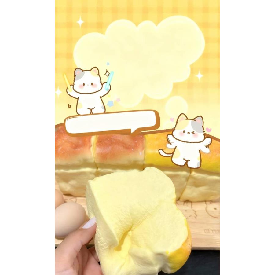 2個セット パン型 スクイーズ玩具 おもちゃ ストレス解消 玩具 飾り