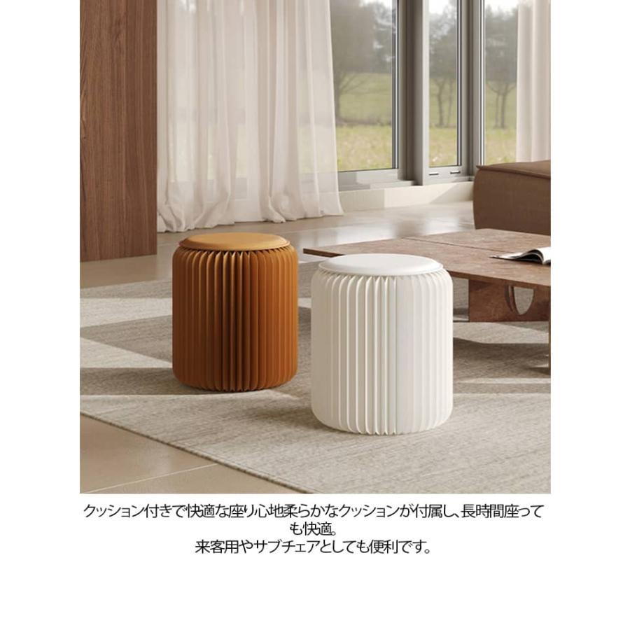 持ち運び 紙スツール ペーパーチェア 段ボール 椅子 ハニカム構造