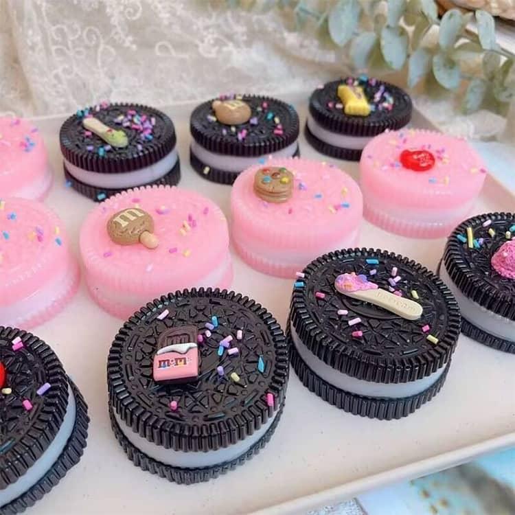 ふわふわ おしゃれ ビスケット 低反発 スクイーズケーキおもちゃ