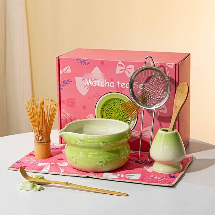 木の葉茶器 2個セット 茶道具 茶器 お点前セット 8点セット かわいい 北欧 茶筌 セット 茶碗 茶筅