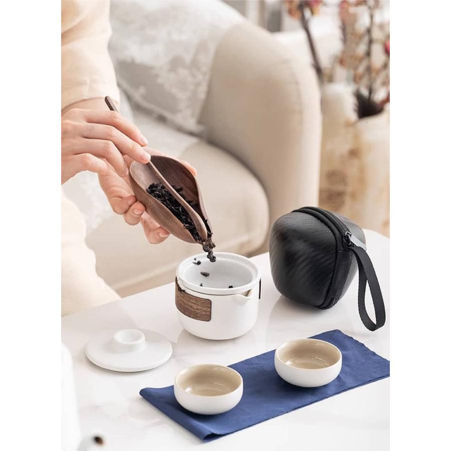 セット 中国茶 中国茶器 茶器 茶器セット 収納ケース付き 陶器 盃 茶杯