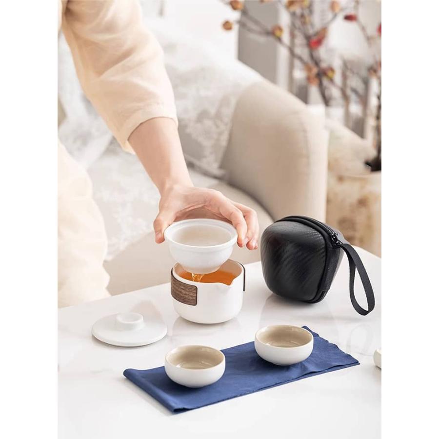 セット 中国茶 中国茶器 茶器 茶器セット 収納ケース付き 陶器 盃 茶杯