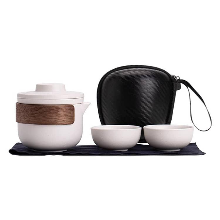 セット 中国茶 中国茶器 茶器 茶器セット 収納ケース付き 陶器 盃 茶杯