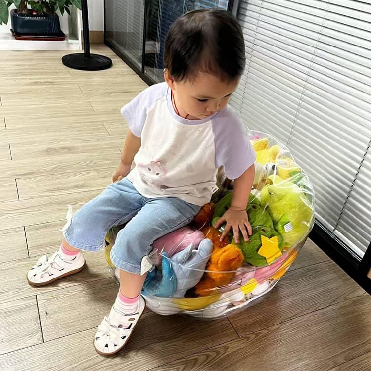 ローソファー 収納 ソファ 椅子 折りたたみ椅子 子供用 ぬいぐるみ