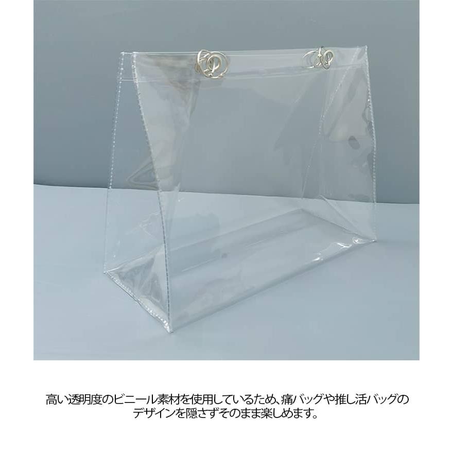 透明 バッグ 透明バッグ 送料無料 ツアーバッグ ビニールバッグ 2枚