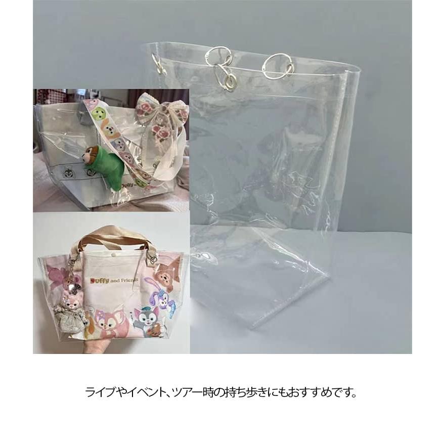 透明 バッグ 透明バッグ 送料無料 ツアーバッグ ビニールバッグ 2枚