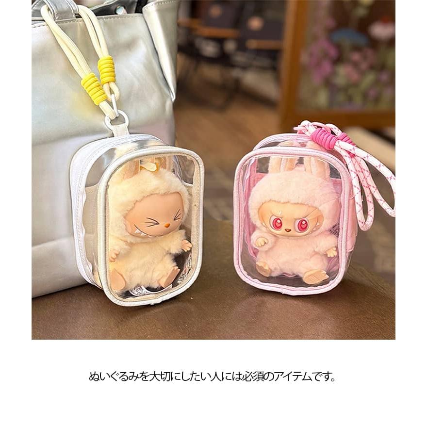 ストラップ付き ケース ぬい活 透明バッグ 透明 イベント ポーチ