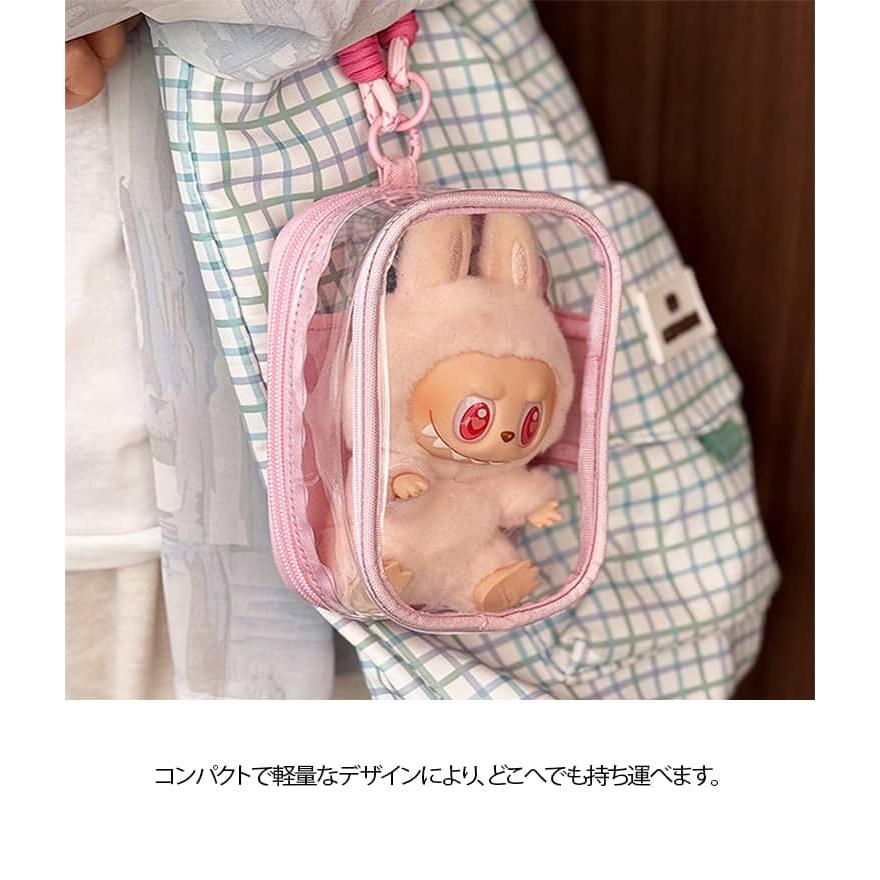 ストラップ付き ケース ぬい活 透明バッグ 透明 イベント ポーチ