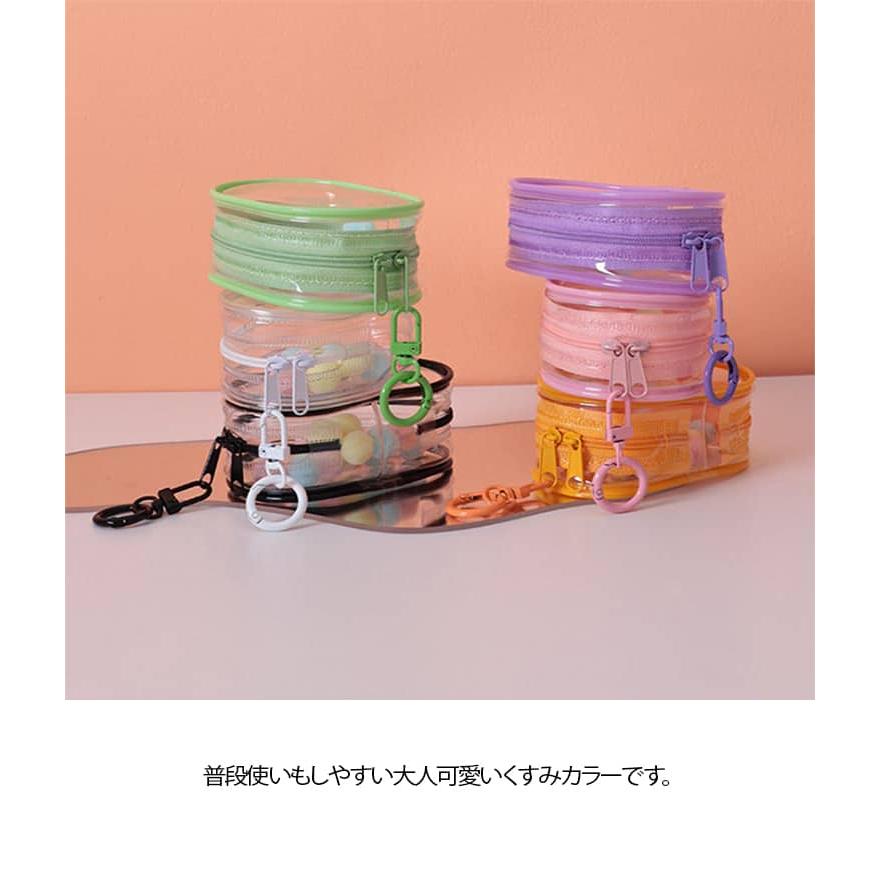 ぬいぐるみポーチ イベント バッグ 10cm 透明 キーホルダー付き 2個