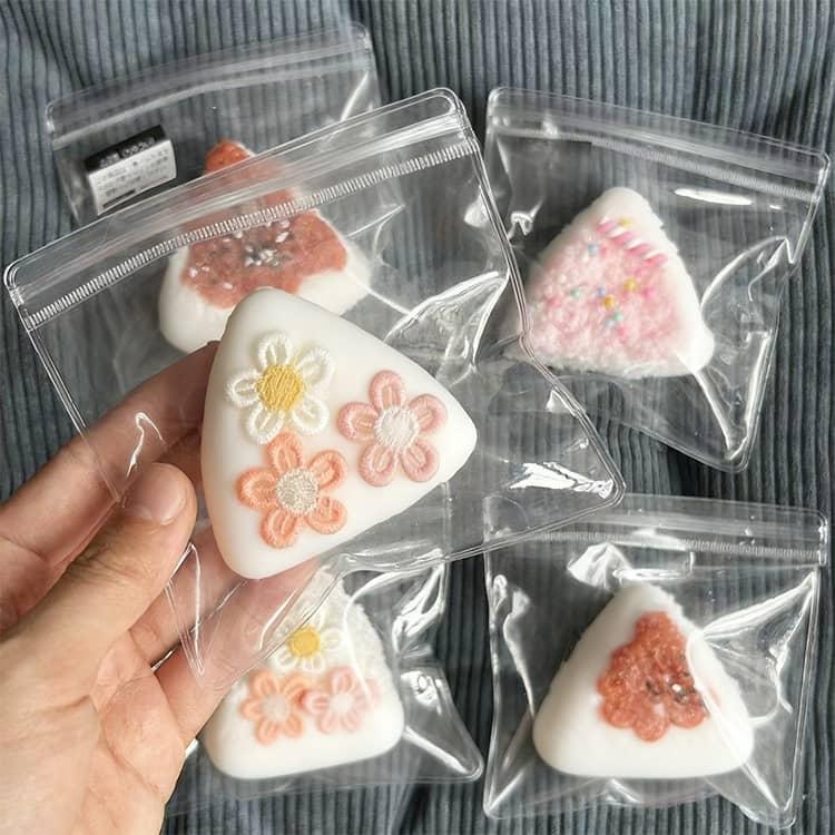 スクイーズ 2点セット お握りスクイーズ ぷにぷに 低反発 大福 食品