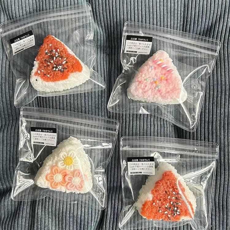 スクイーズ 2点セット お握りスクイーズ ぷにぷに 低反発 大福 食品