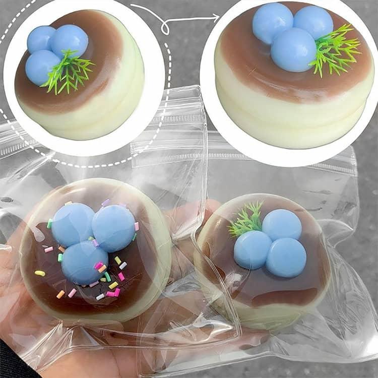 全5種×5個セット！スクイーズ 食品型フィジェット玩具 ストレス解消