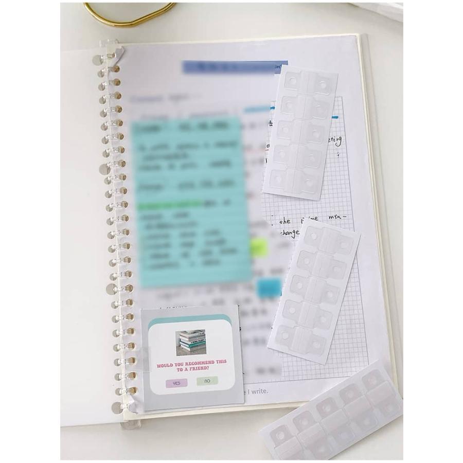 シール帳 200枚 フックシール シールバインダー ファイリングシール