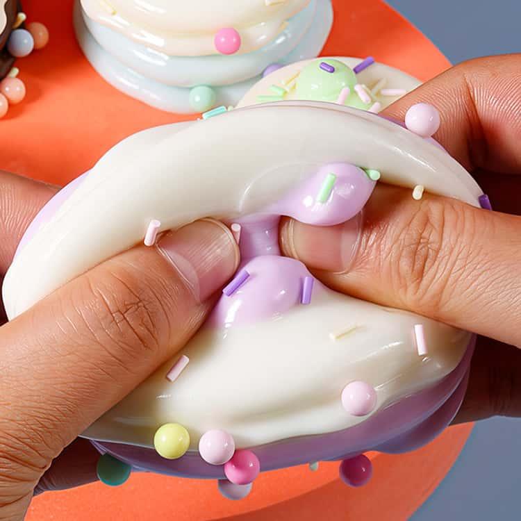 5個セット ストレス解消 ふわふわ 本物のような スフレ スクイーズ