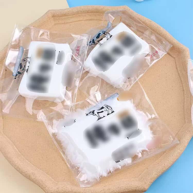 zuozuo スクイーズ 2点セット スクイーズ玩具 可愛い 2点 握る玩具 ミルクブリック 水感スクイーズ