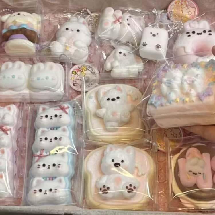 肉球スクイーズ おもちゃ 福袋 スクイーズ ケーキおもちゃ スクイーズ