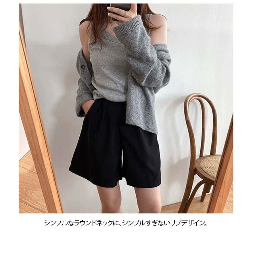 トップス 2枚セット かわいい きれいめ タンクトップ カジュアル 秋