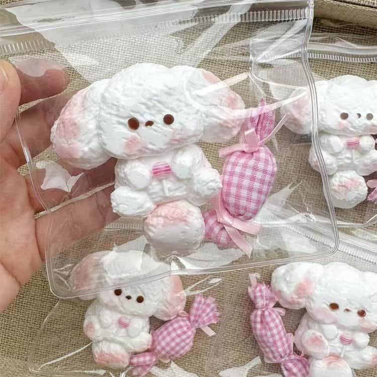 おもちゃ スクイーズおもちゃ 可愛い スクイーズ 水感スクイーズ 犬 2