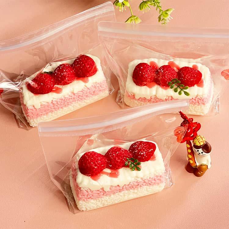 スクイーズ おもちゃ スイーツ いちごケーキ 握る おしゃれ 大福 低