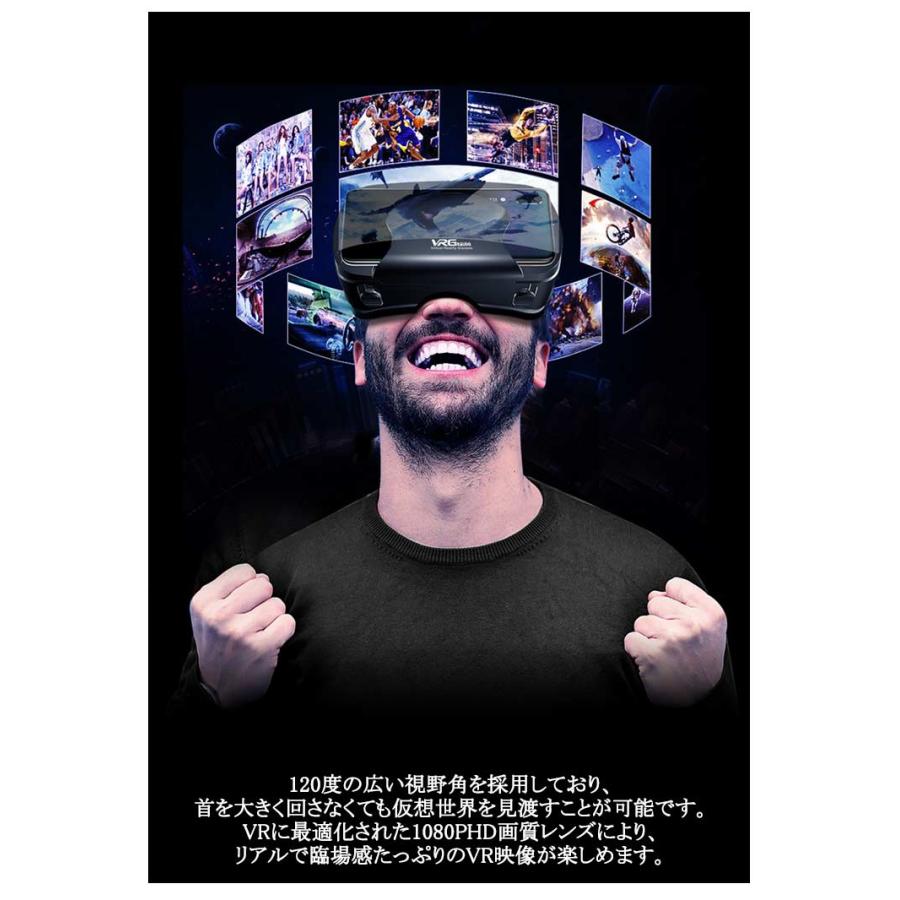 ヘッドホン付 コントローラ 動画 バーチャル ヘッドセット 映像 一体型