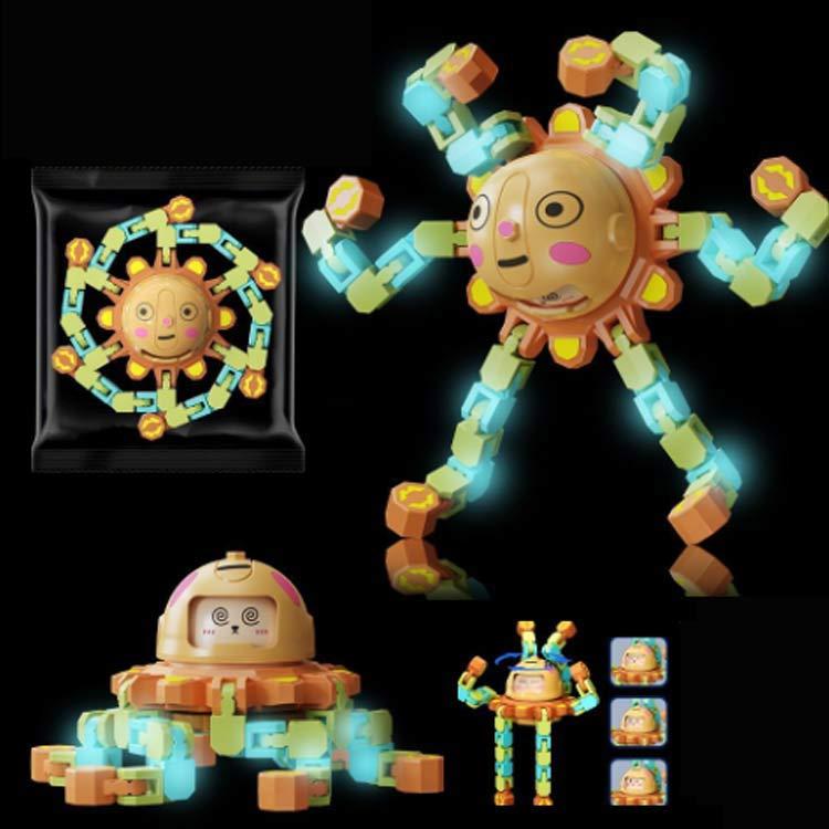 大人 5色セット ハンドスピナー 高速回転 ストレス解消 知育玩具 夜光