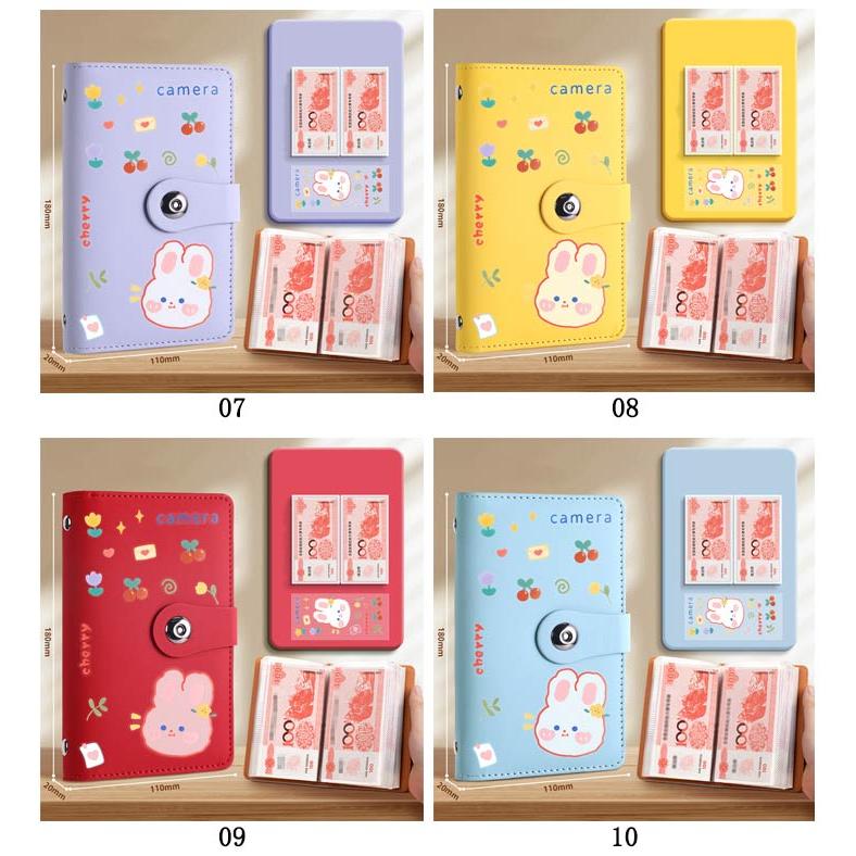 貯金ファイル ケース 可愛い お札入れ 封筒貯金 100枚収納可能