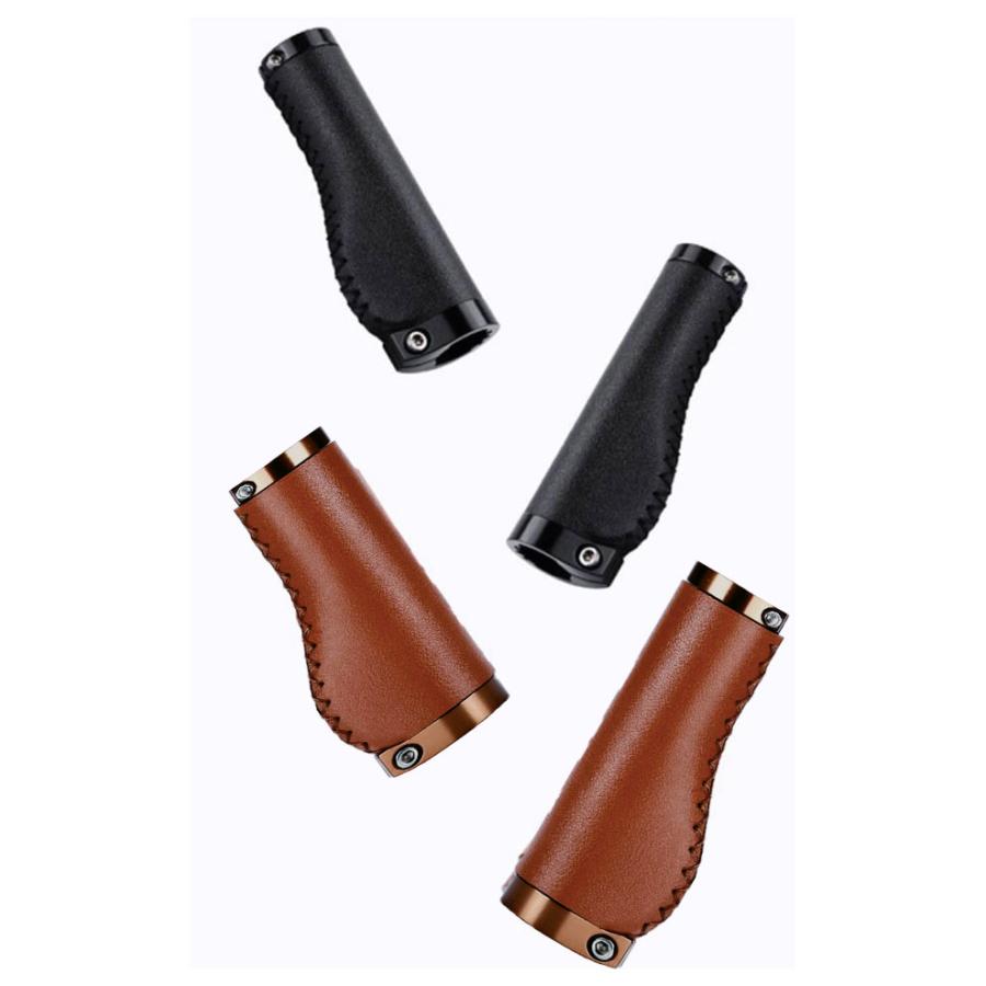 ハンドルグリップ カバー 革 グリップ ロング/ショートグリップ PU