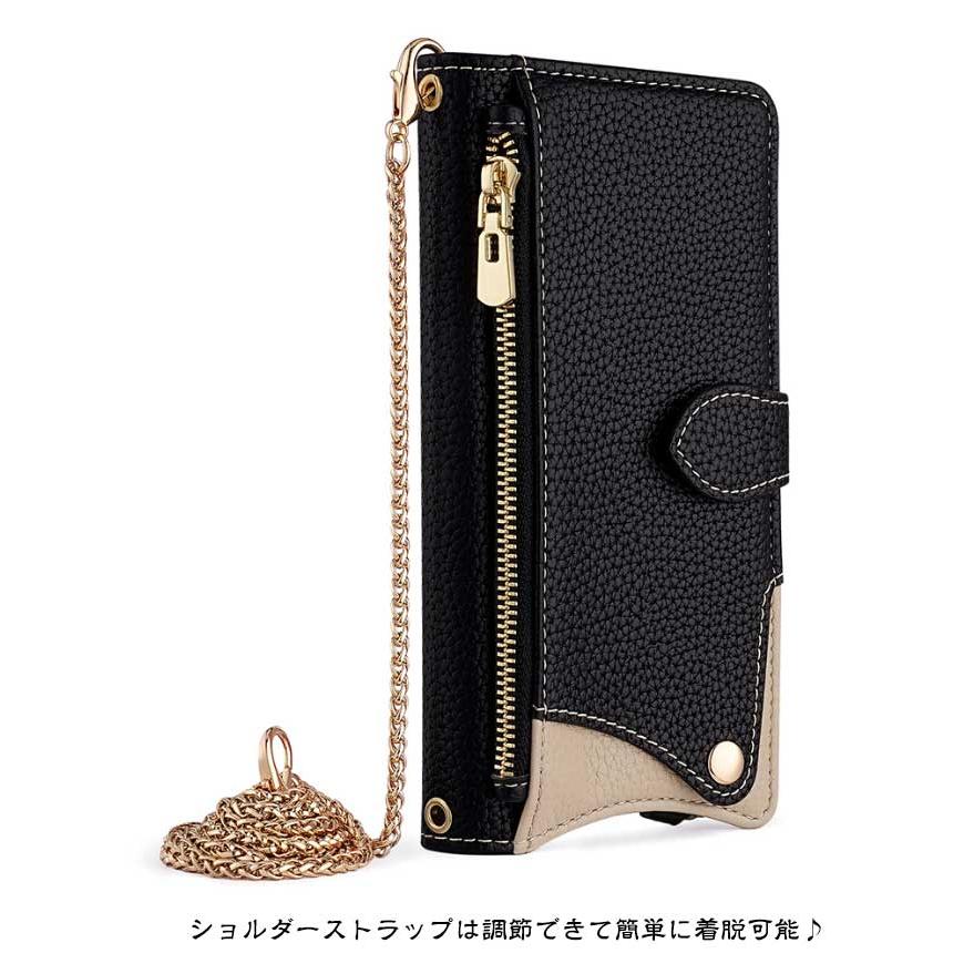【美品】CUSTYPE スマホショルダーセット ブラック iPhone16pro チェーン ミラー付き スマホショルダー ショルダータイプ iphone16pro