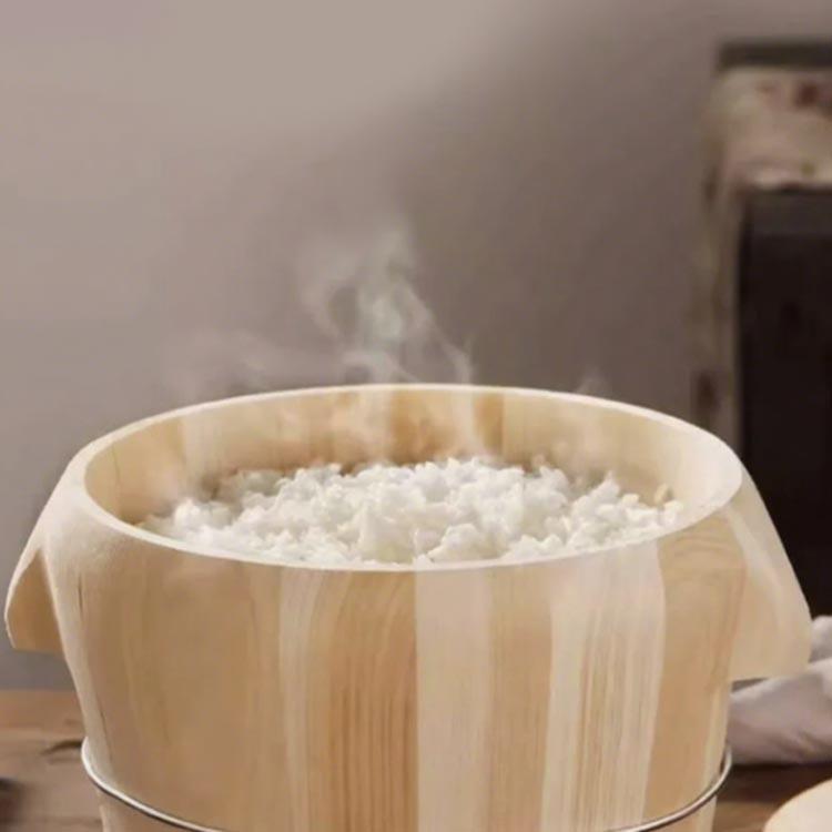 おひつ ごはん 天然木 お鉢 寿司桶 木桶 かぶせ蓋 飯櫃 21cm 蓋付 飯台