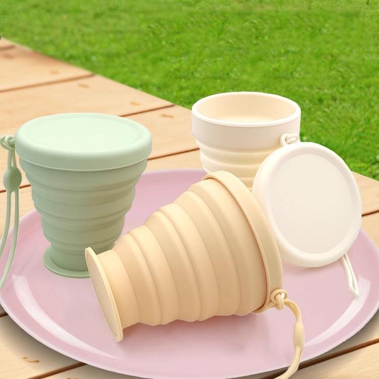 旅行 シリコンカップ 2個セット 食器 軽量 耐熱 トラベル コップ