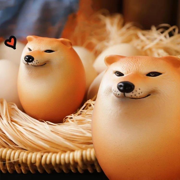 ushihitoスクイーズ こいぬ とらねこ 廃盤 レア 当時物 犬 猫 捏捏 柴犬 スクイーズおもちゃ エッグドッグ 卵 5個セット シバキ たまご 犬