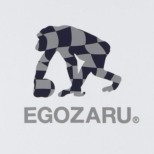 EGOZARU / エゴザル チェッカード ロゴ ロングTシャツ (EZLT-F2101)|vitamina|03