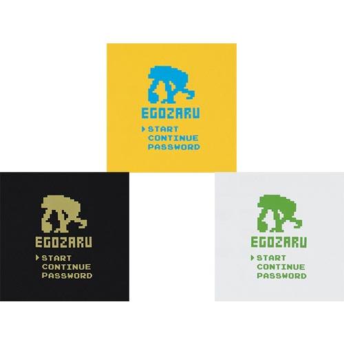 EGOZARU（エゴザル） レトロゲーム ロングスリーブTシャツ (EZLT-F2322