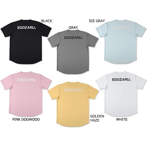 EGOZARU（エゴザル） ワンポイント デュアルロゴ Tシャツ