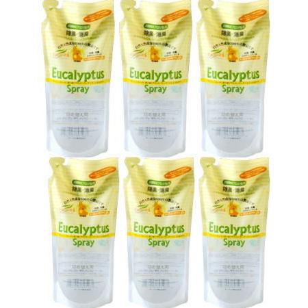 【送料無料】【６個でお買い得！】オーブス　ユーカリプタススプレー　詰替パック　600ml×６個