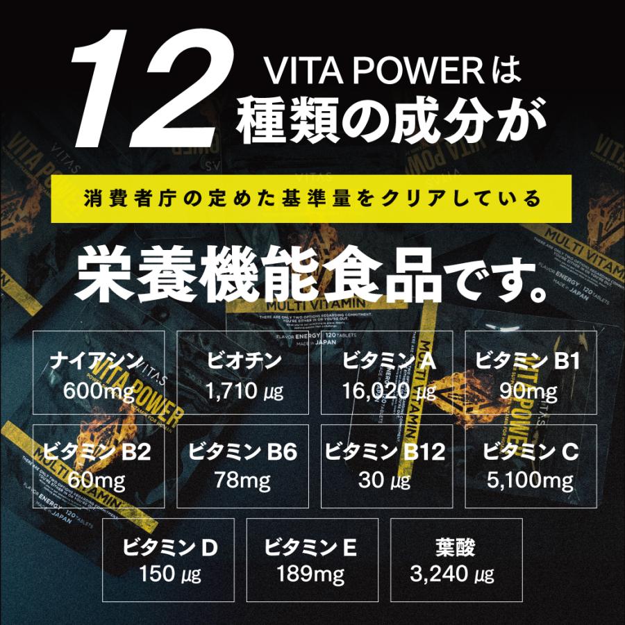 VITAS（バイタス） VITAPOWER ビタパワー ビタミンC マカ 亜鉛 マルチ