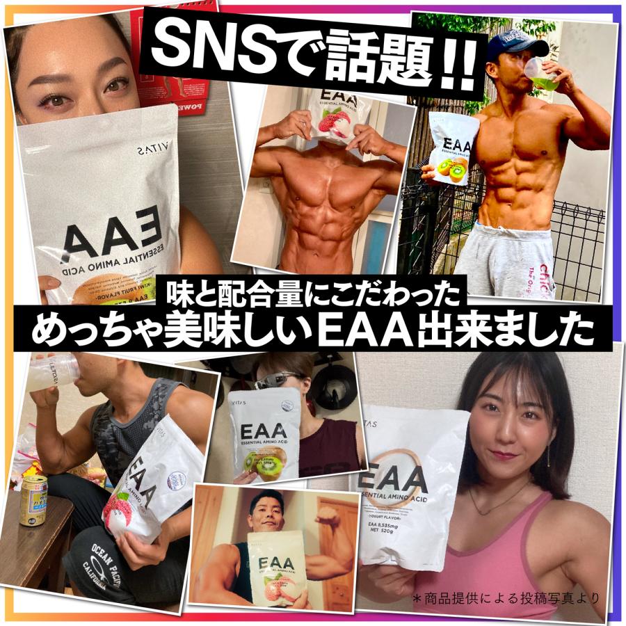 VITAS（バイタス） EAA キウイ 風味 520g BCAA 必須アミノ酸 9種類配合
