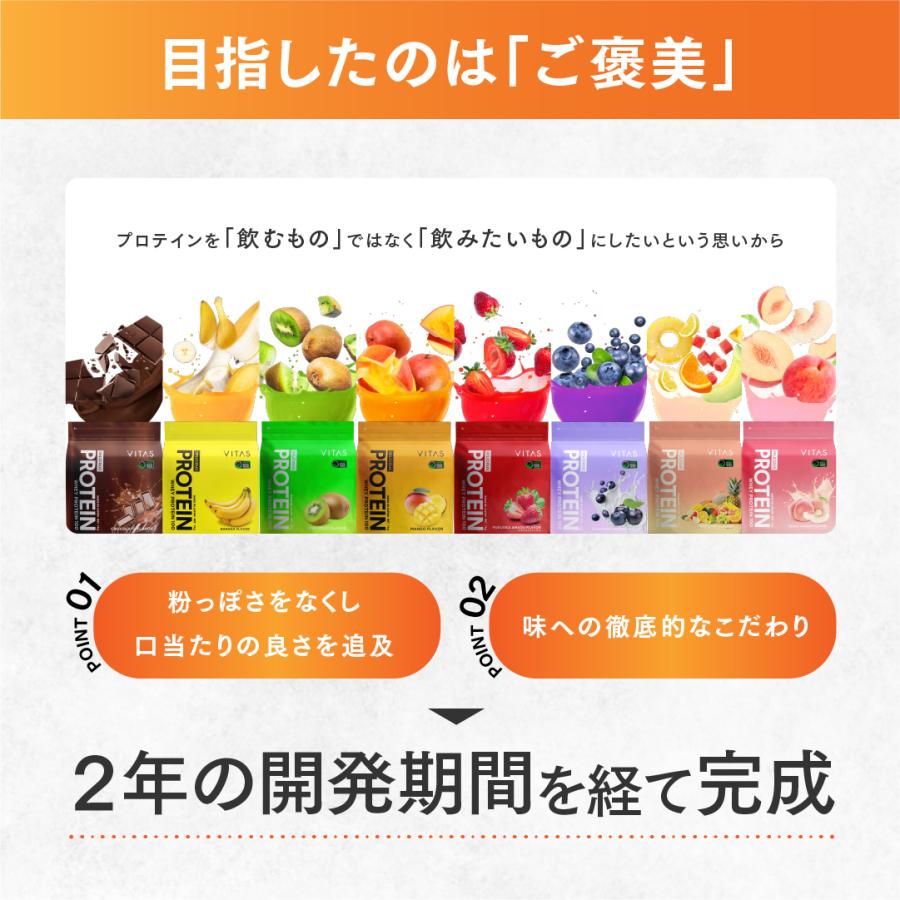 VITAS バイタス ホエイ プロテイン 100 WPCプロテイン 1kg  キウイ 爆買 | VITAS | 05