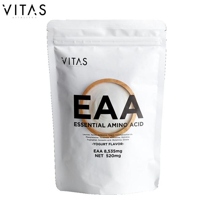 超美品超美品VITAS EAA 3個セット 必須アミノ酸 サプリ BCAA 疲労回復 男性 女性 筋トレ 筋肉 520g キウイ ライチ ヨーグルト  アミノ酸