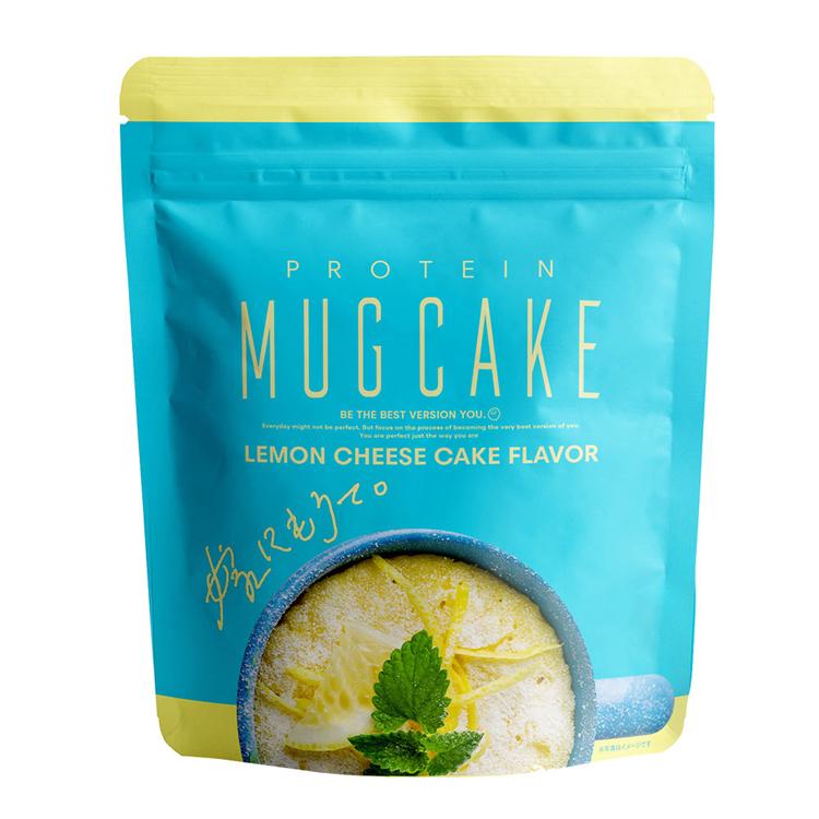 プロテイン かんたん 手作り カップケーキ 嫁にもろてプロテインマグケーキ レモンチーズ ダイエット 低糖質 食品 おやつ の商品画像