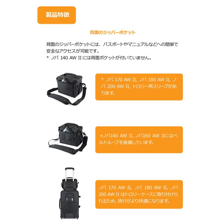 Lowepro 【OUTLET】Loweproロープロ カメラバッグ ノバ160AW II