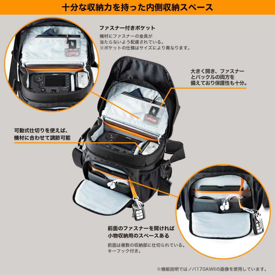 Lowepro 【OUTLET】Loweproロープロ カメラバッグ ノバ180AW II