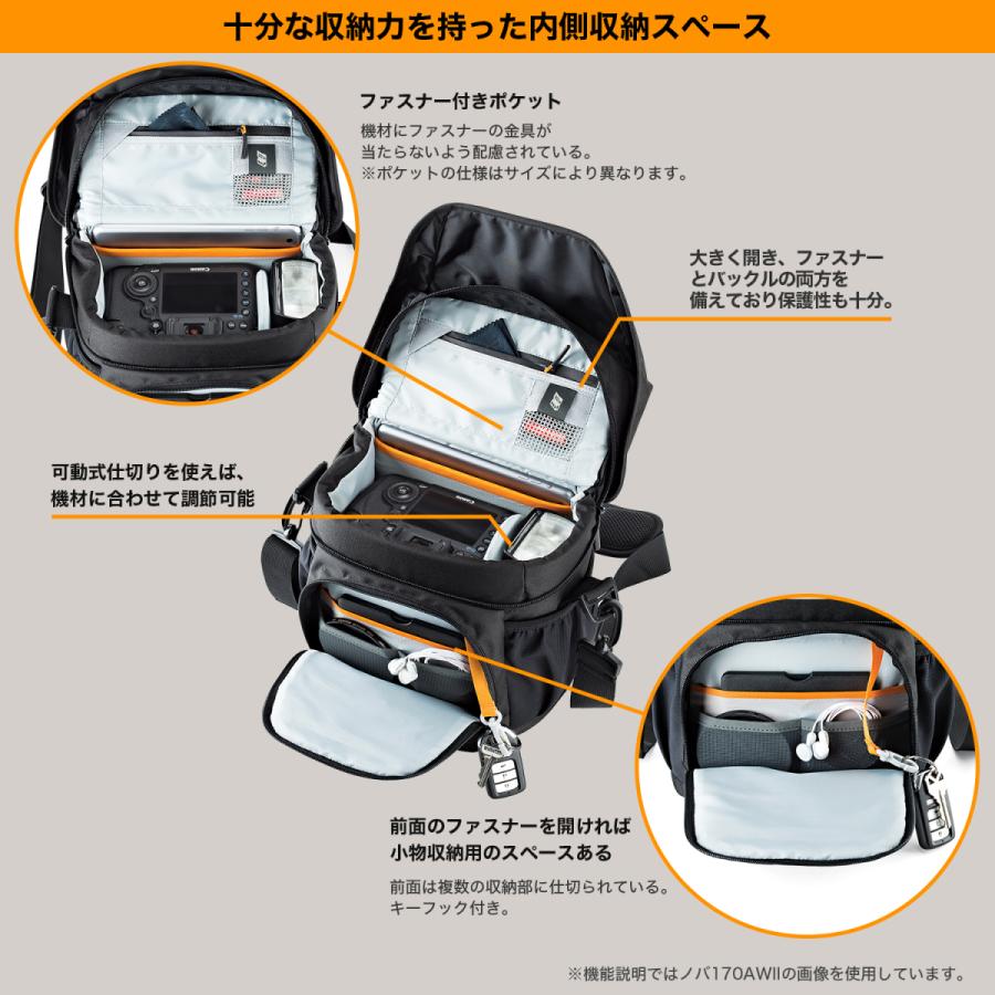 【アウトレット】ノバ180AW II ブラック LP37123-PWW [Lowepro ロープロ マンフロット 公式]｜vitec｜07