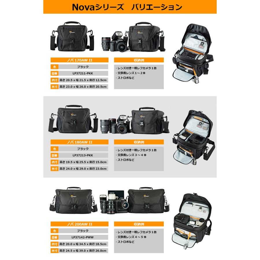 Lowepro 【OUTLET】Loweproロープロ カメラバッグ ノバ200AW II
